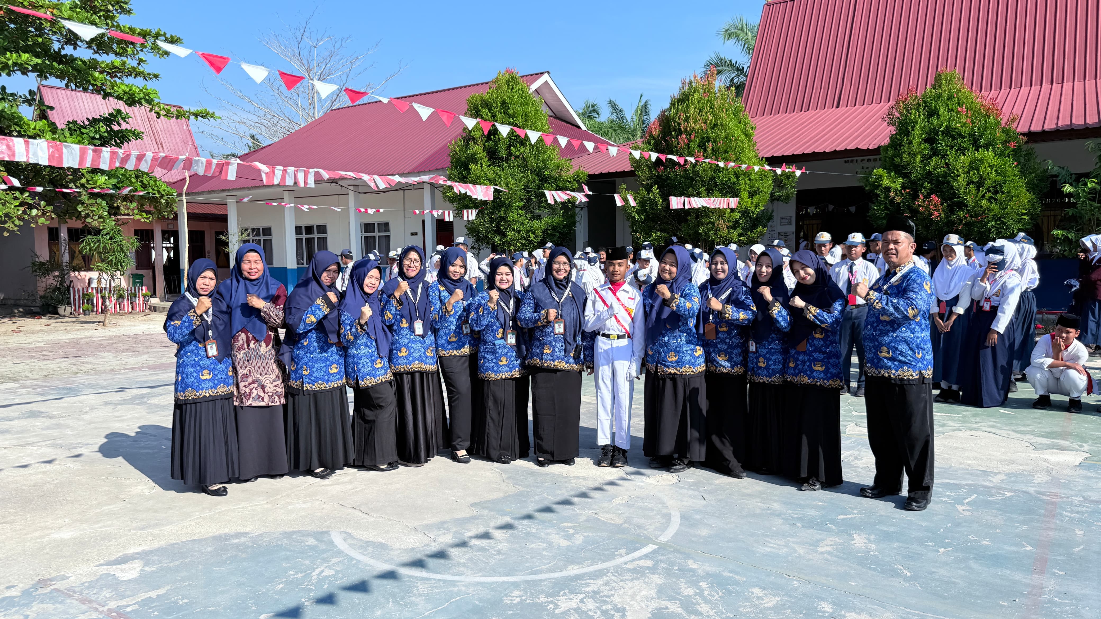 Upacara perayaan HUT RI ke-81 